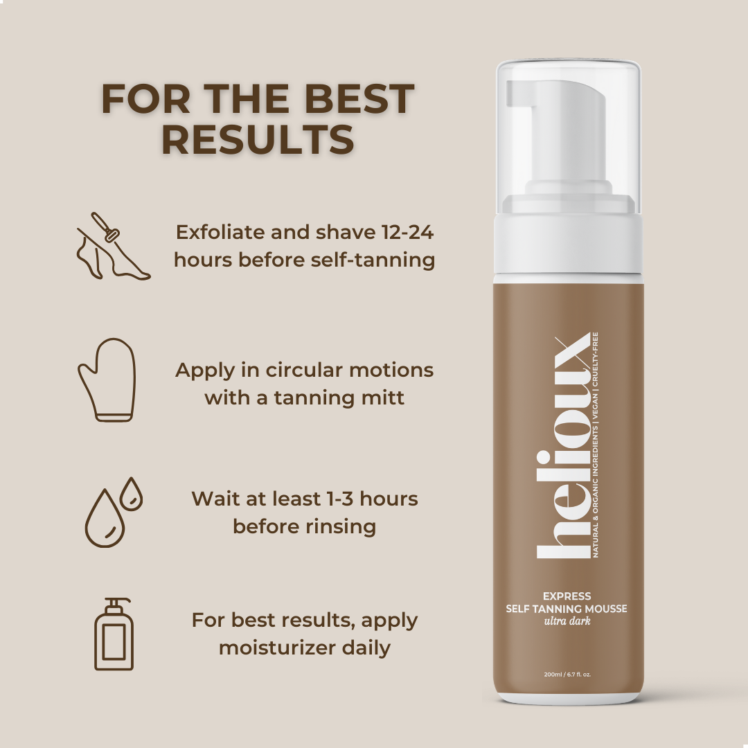 HELIOUX® EXPRESS MOUSSE AUTOBRONCEADORA ULTRA OSCURO