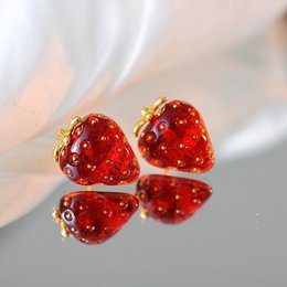 Zoete Aardbei Sieraden Set