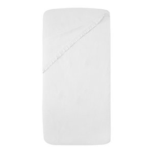 tuck-inn crib sheet 40x80cm Ruffle White
