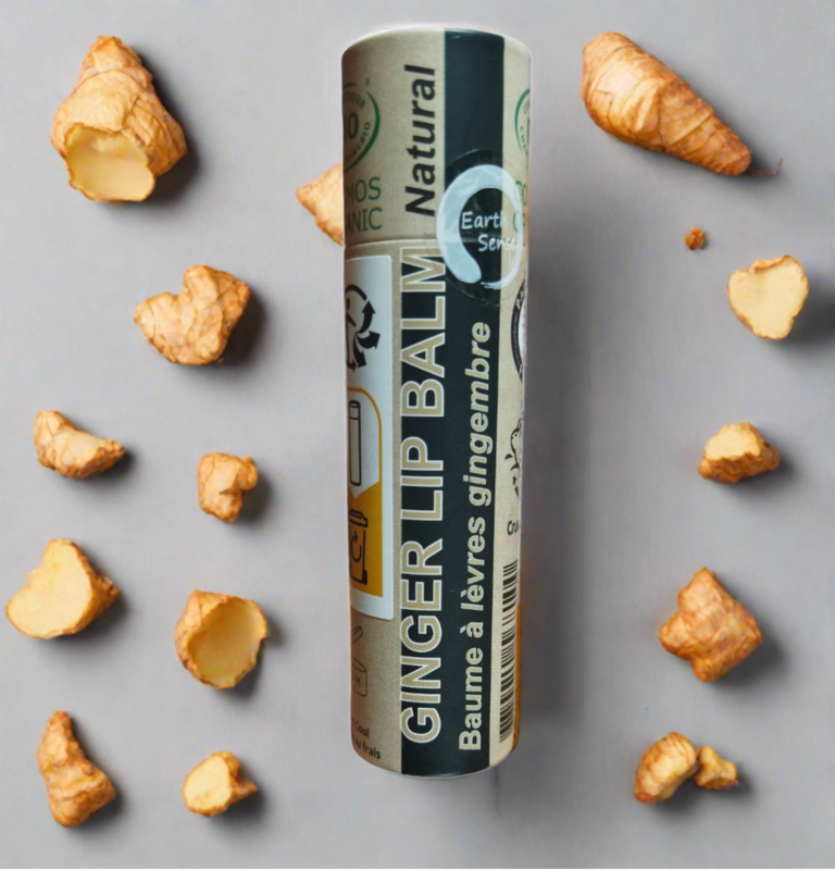 Organisk Ginger Lip Balm 15 ml - Et stykke