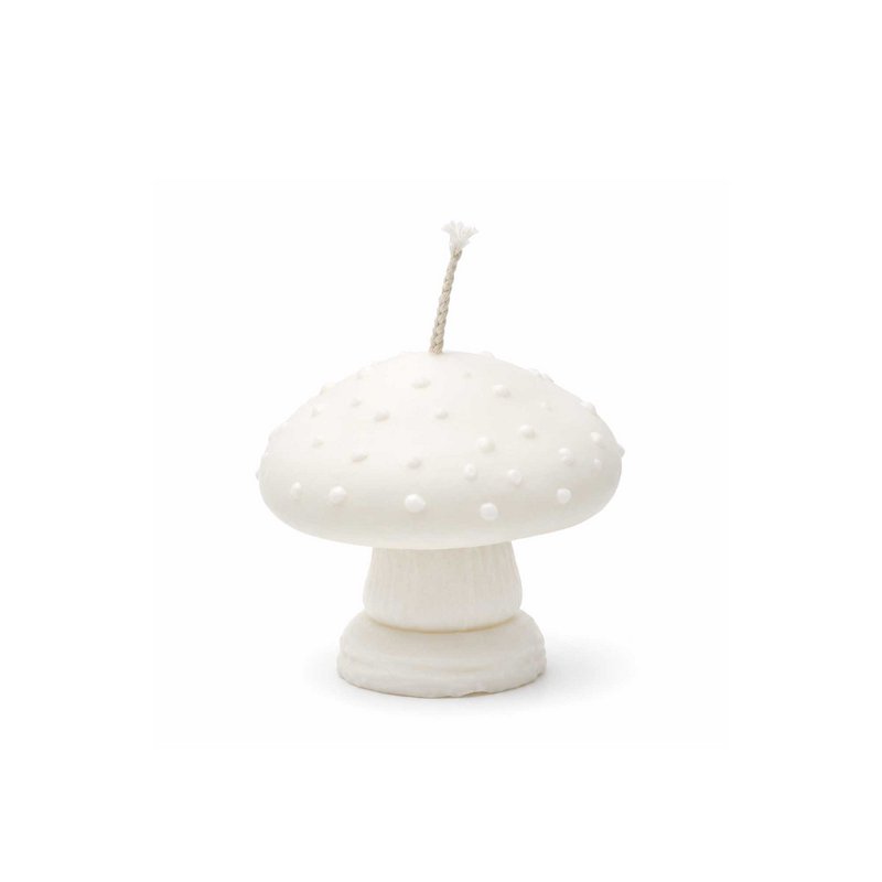 Ordinate-Woodland Mushroom Candle-02 Mushroom candle made of soy wax and beeswax | Handmade decorative candle | Cottagecore home decor | Gift for book lovers | Christmas candle