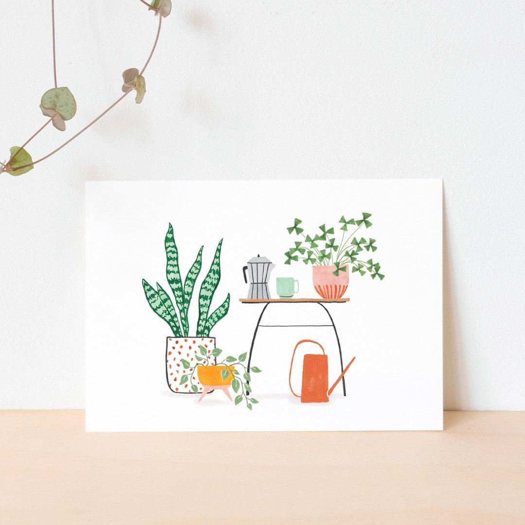 Postkaart | Planten en Koffie