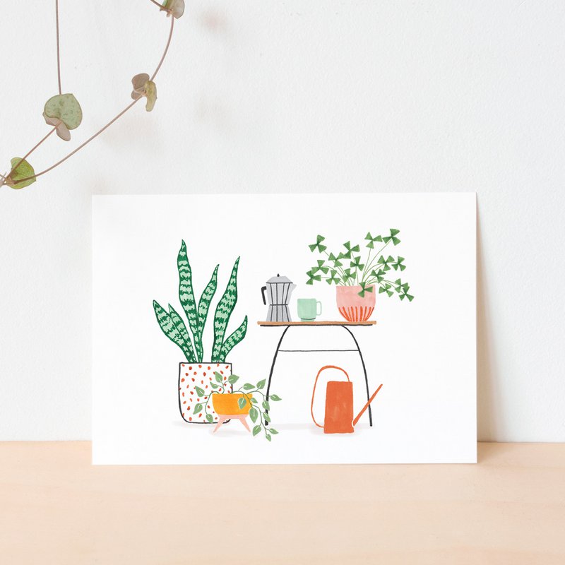 Postkaart | Planten en Koffie