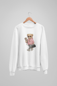 Selbstpflege-Mädchen-Bären-Sweatshirt
