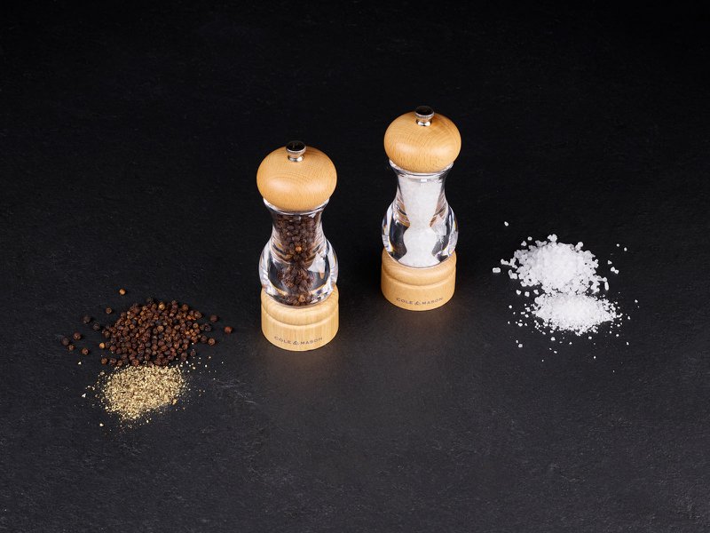 Precision+ 105 Acryl & Beech Peper en Zoutmolenset 16,5cm