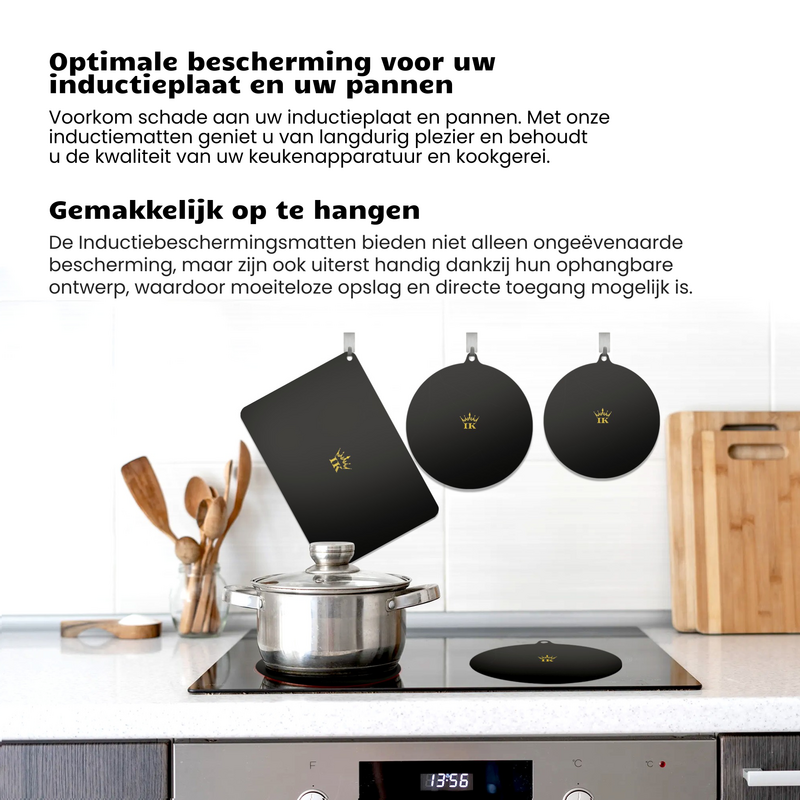 Induction protectors - black, premium quality