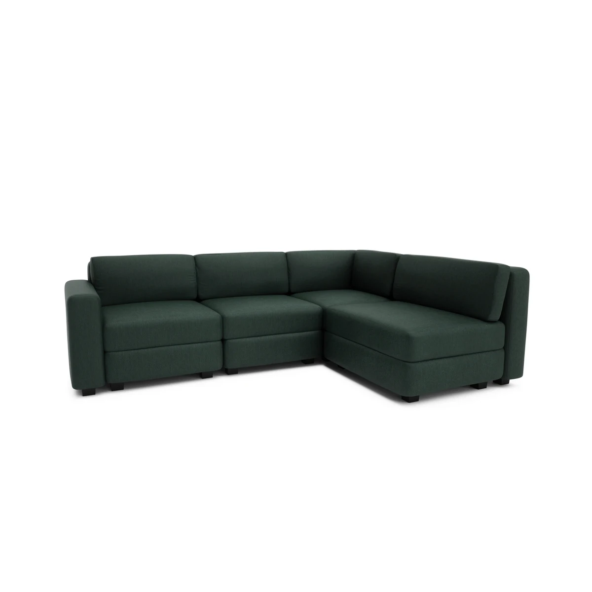 4-Seater Corner Modular Sofa GRACIA - Green