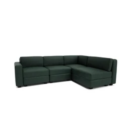 4-Seater Corner Modular Sofa GRACIA - Green