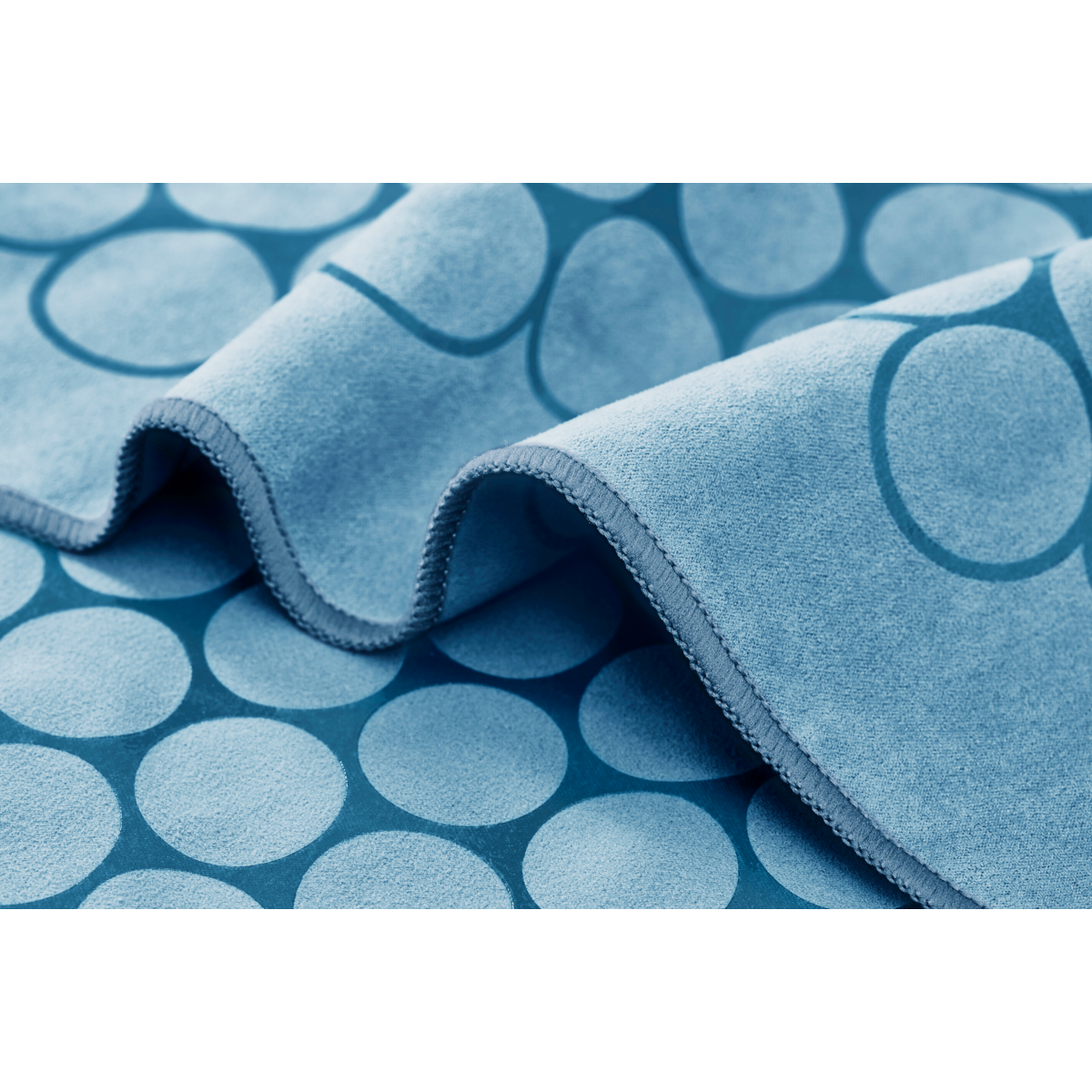 Gecko Touch Yoga Towel - Ocean Blue