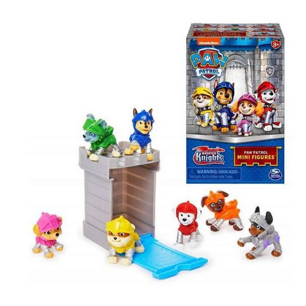 Spin Master Figurine Pat Patrouille RESCUE KNIGHTS MINI FIGURINE 6,5X10CM ASSORTIE EN PRÉSENTOIR 