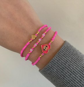 Rosa Armbandset