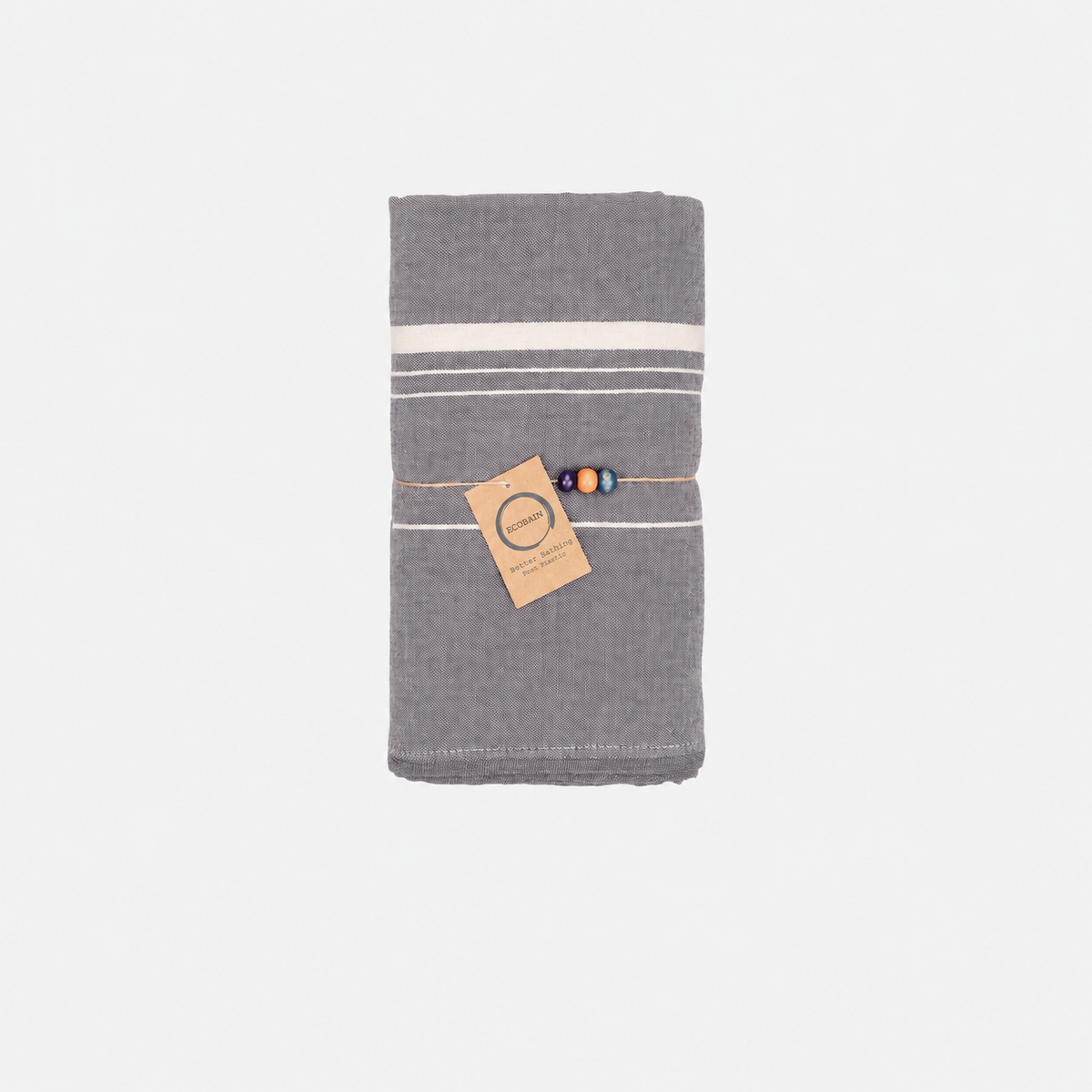 Serviette Ecobain "Cocon" | Nuage d'orage (Dunkelgrau)