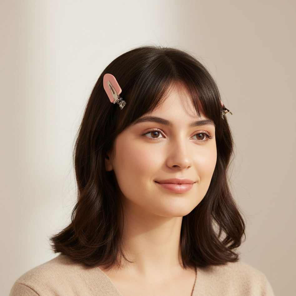roze haarclip