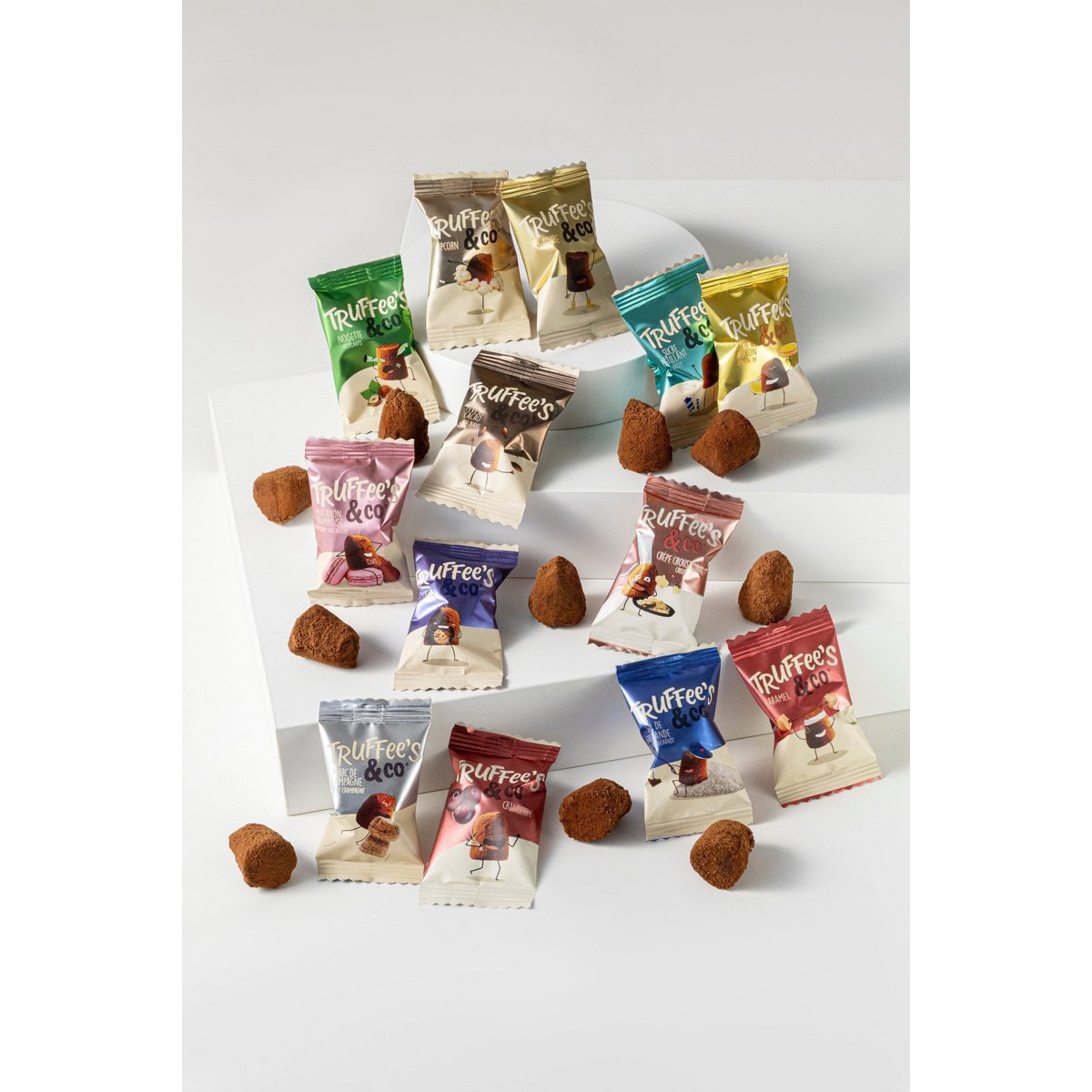 Tartufi Di Cioccolato Truffee's & Co - Confezionati Singolarmente - 1 KG