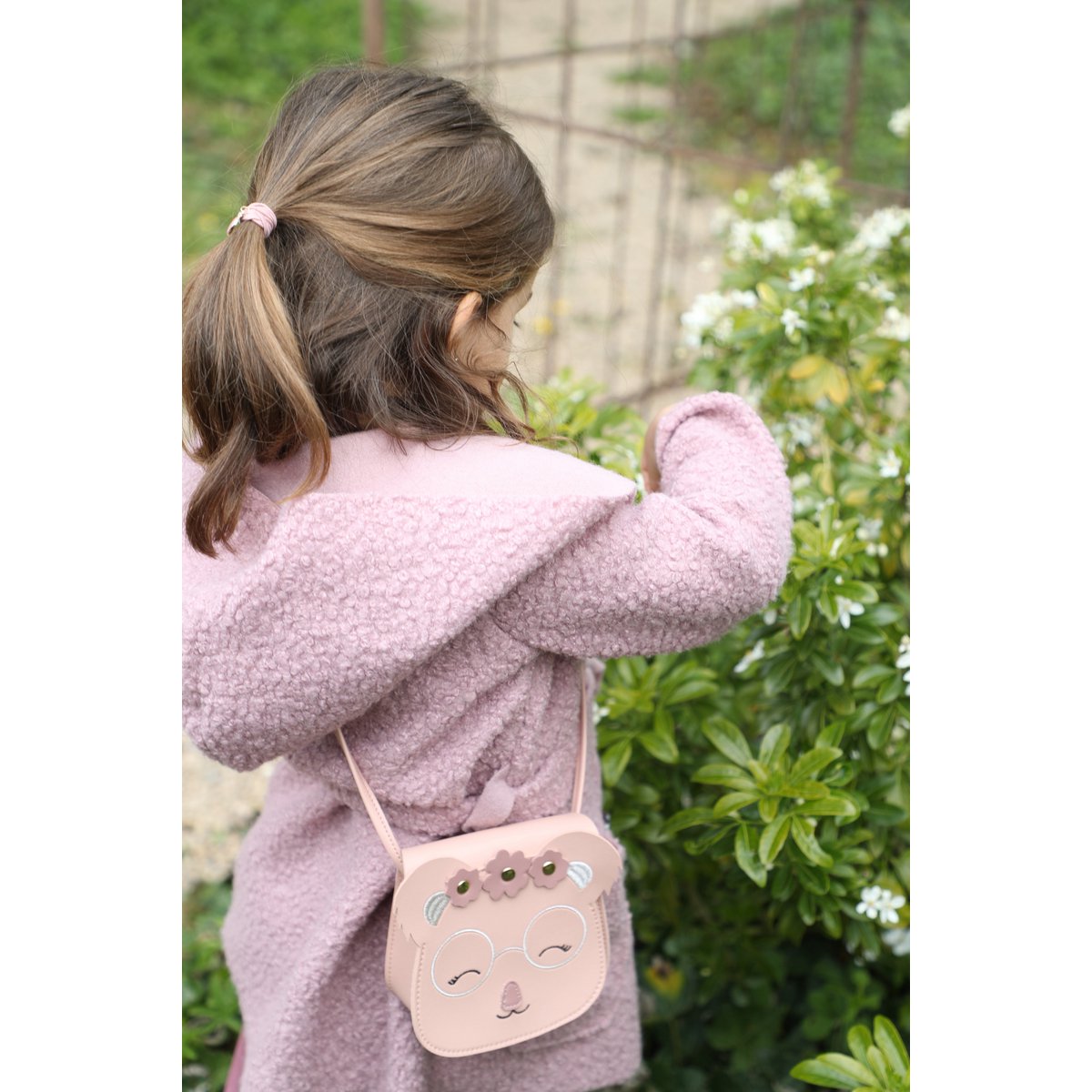 Children's shoulder bag - Yumi the little koala Pink