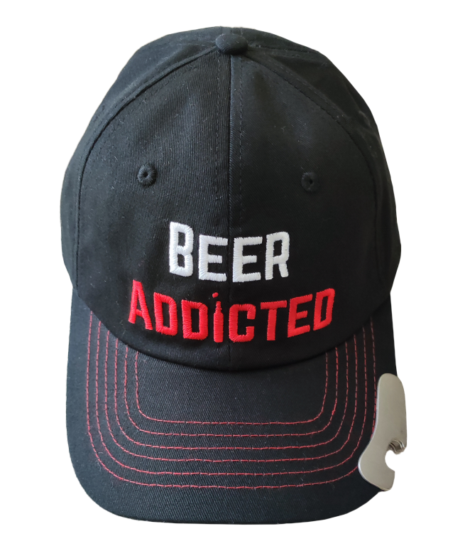 BeerAddicted Hat mit Flaschenöffner auf Visier