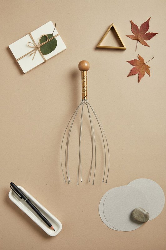 Hovedbundsmassageværktøj - Wire Head Massager Afslapning
