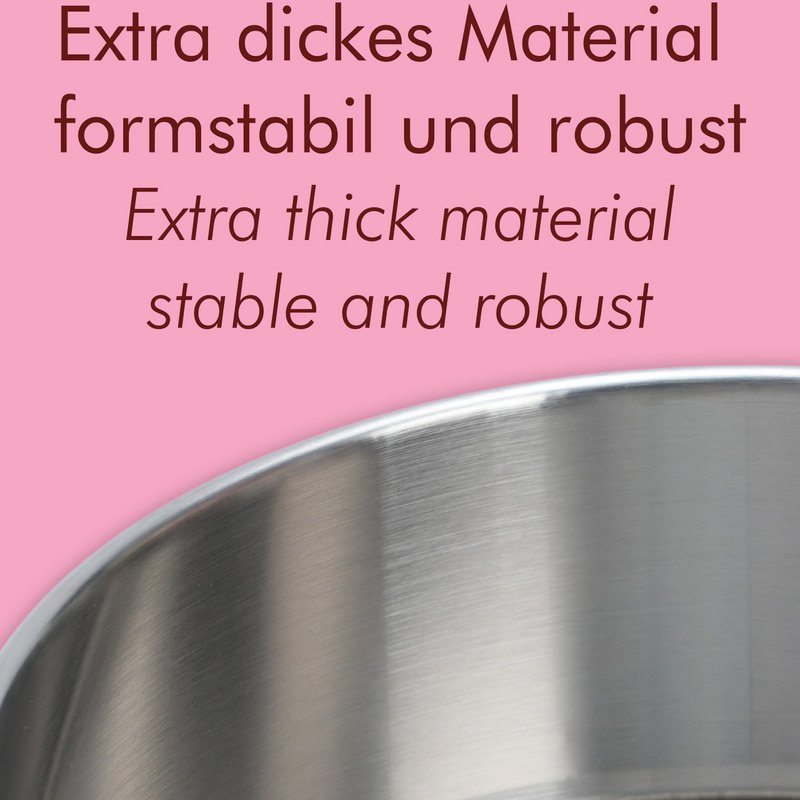 Set mit 2 Springformen Edelstahl Backform unbeschichtet PFAS-frei