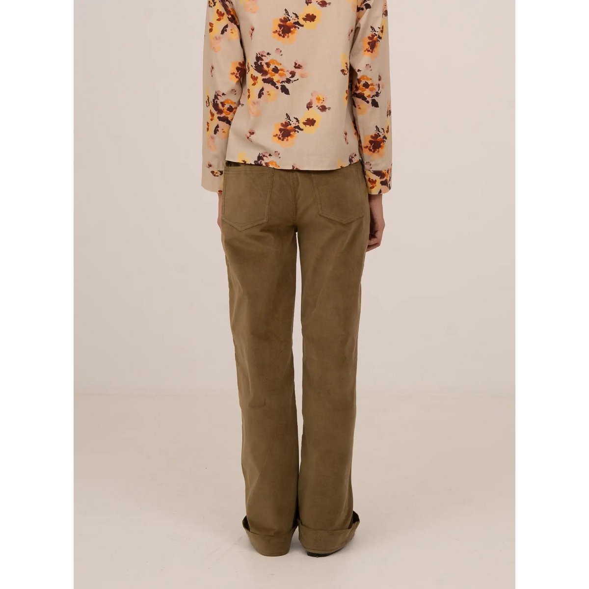 Pace Khaki Velvet Pants