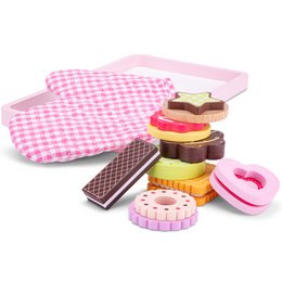 Juego de madera para hornear galletas