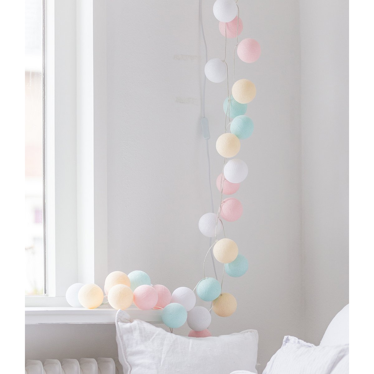 Indendørs almindelig String Light - Pastel
