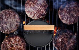 Hamburger press XL cast iron