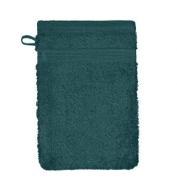 100% Baumwolle Waschlappen-Set Petrol