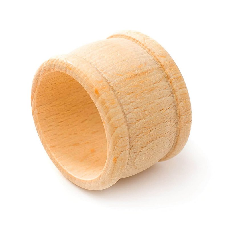 Set di 6 Portatovaglioli in Legno Decorazione da Tavola