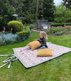 Eng - XXL picnic tæppe - picnic måtte 180×160 cm
