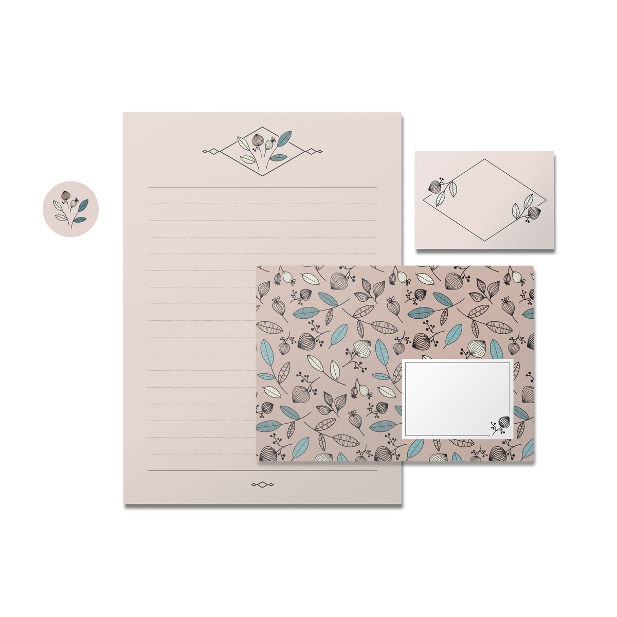 Juego de papelería 01