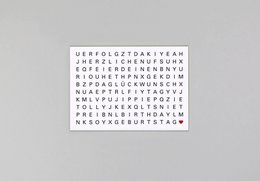 Carte postale pulpe de bois Ted anniversaire