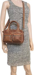 Arrigo Ladies Piccola spalla Mini Westernbag in pelle cognac