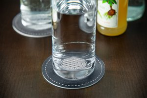 Long drink glasses set of 2 “FLOWERS OF LIFE”