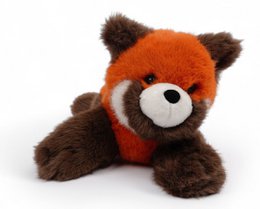 One Love Plush Toy - Red Panda Rusty Orange and Brown