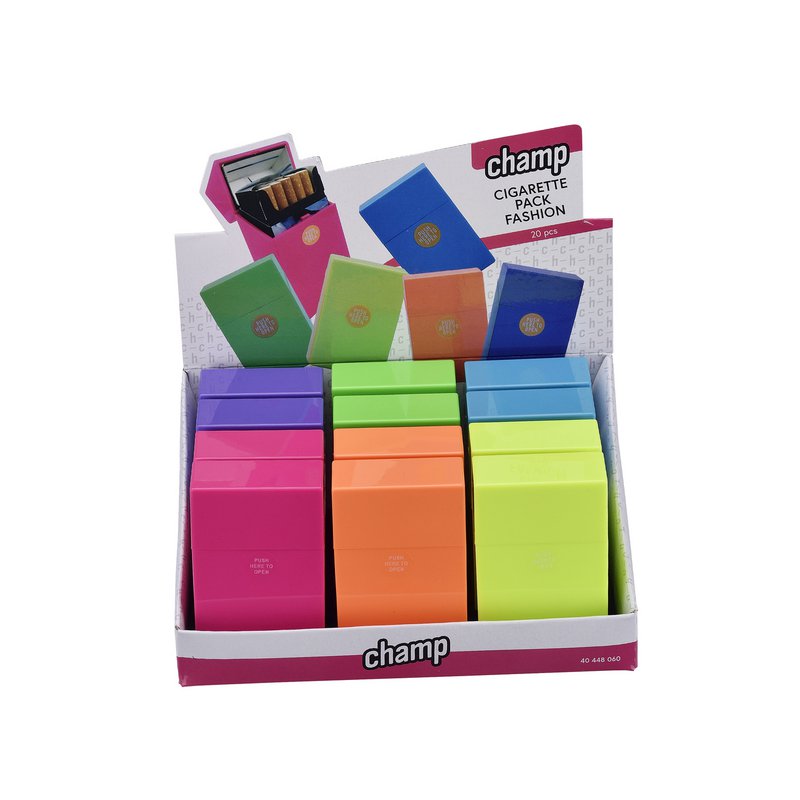 Fluo cigarette case - 20 cigarettes