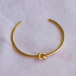 Siler - Knot Cuff Armband Goud