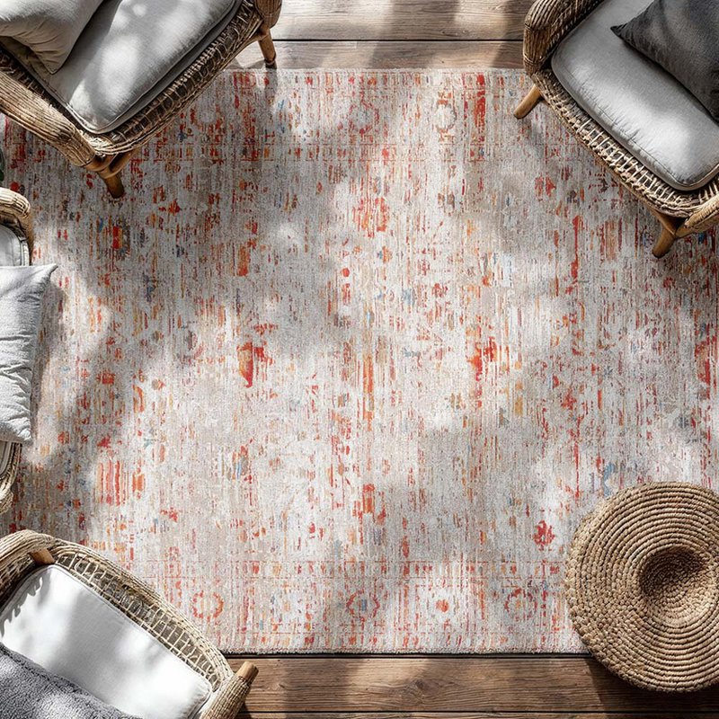 Eco Rug - Galata Sunset - Rug red