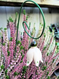 Vintergæk blomsterhængende keramik 3,5 cm