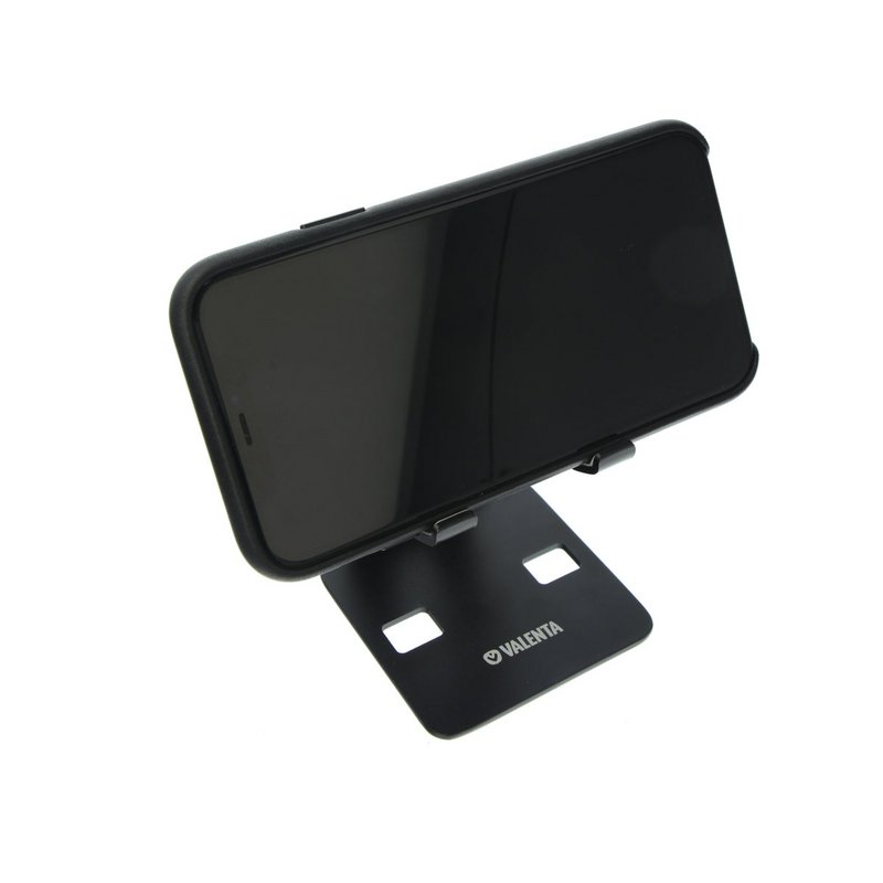 Telefonholder Foldbar Alu Sort