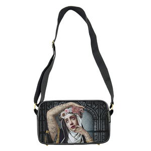 Holy rita clutch bag