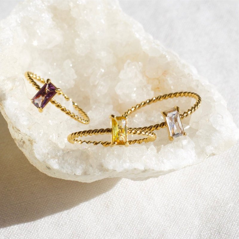 Corse - Dainty Zirconia flettede stableringe