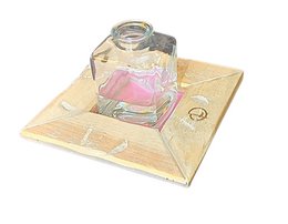 Tablett altholländisch Annette Farbe rosa 1