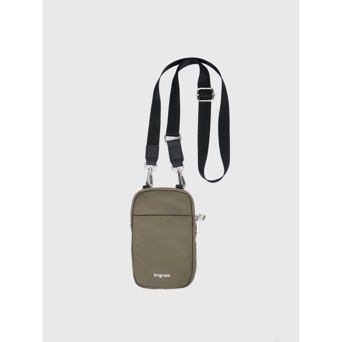 Double-Phone Bag - Green Clay green
