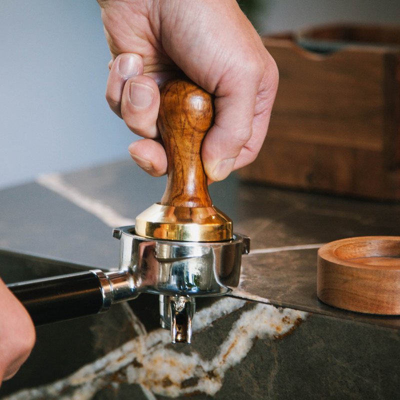 Espresso Tamper with holder, Brut Homeware