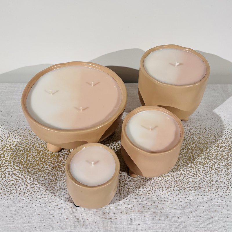 Nude Marble Candle