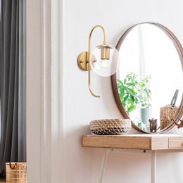 Jewel 10560 Glass Wall Lamp