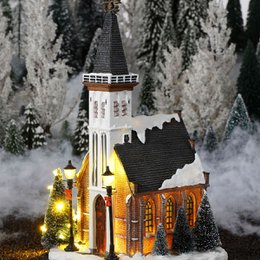 Village de Noël miniature Luville Originals Multicolore