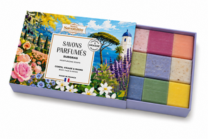 NEW ✨ Box of 9 assorted scented soaps – French Riviera