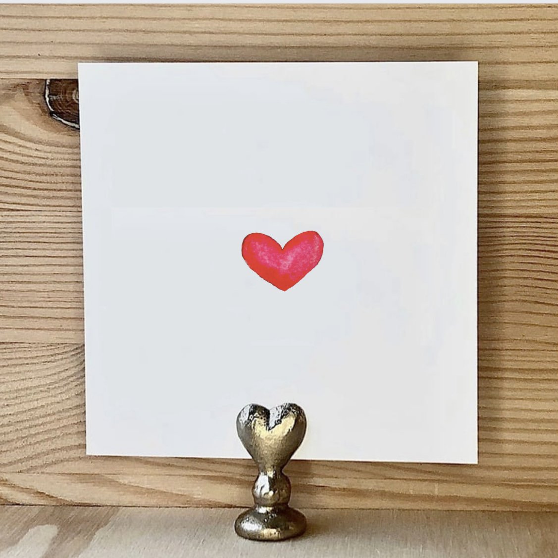 Card Red Sphere Heart