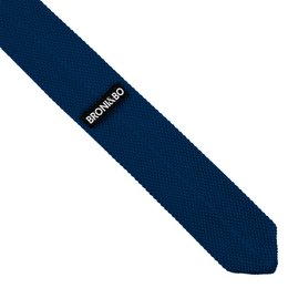 Midnight blue knitted tie